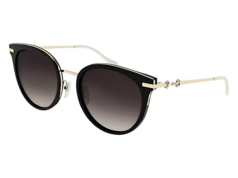 GUCCI サングラス GG1015SK 004 BLACK＋BROWN Gradation GUCCI GG1015SK-004 Womens Cateye Designer Sunglasses Black