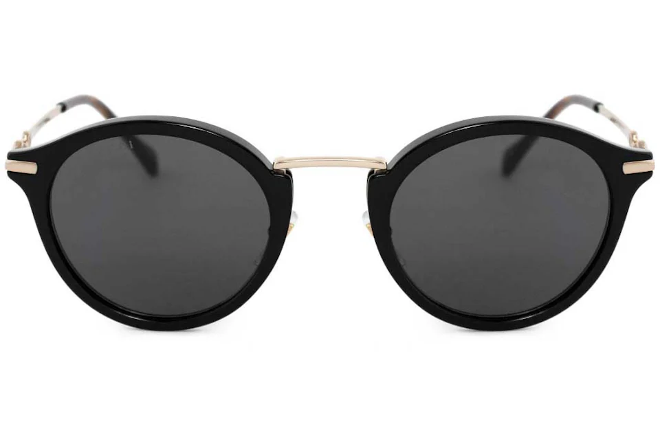 Gucci Round Sunglasses Black (GCC-SUNG-0917S-001-50) in Metal - US