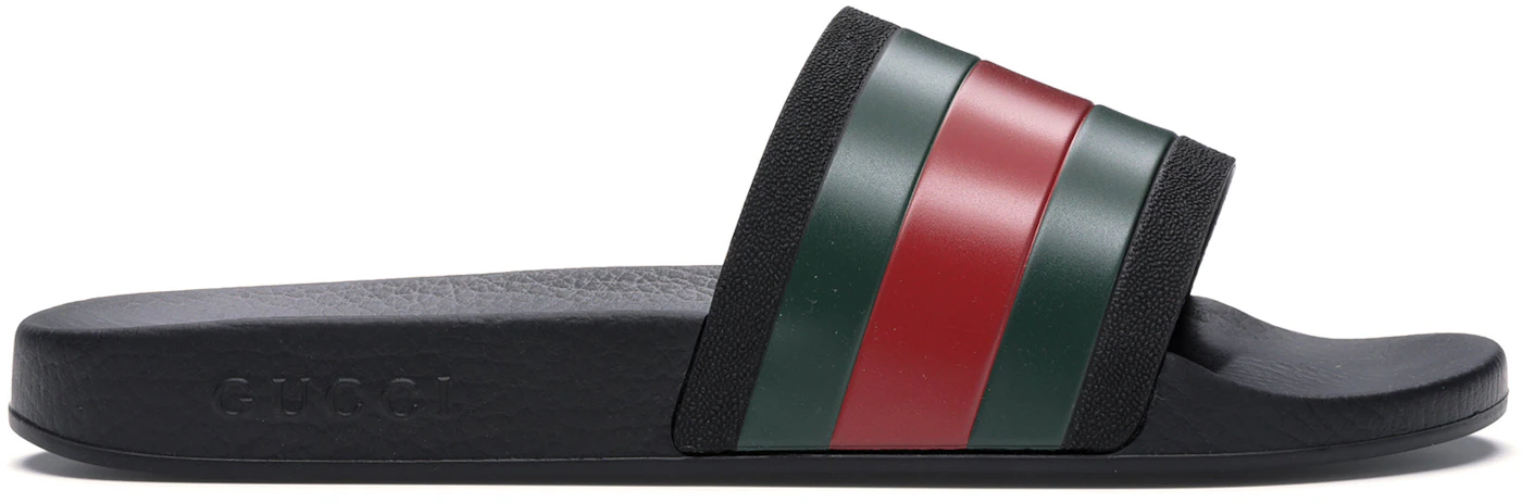Gucci Rubber Slides Red Green Men's - 308234 GIB10 1098 - US
