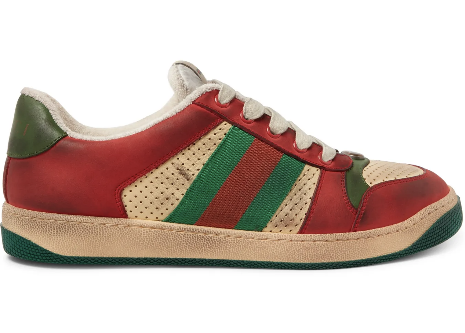 distressed sneakers gucci