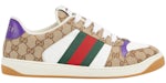 Gucci Screenner GG Beige Púrpura