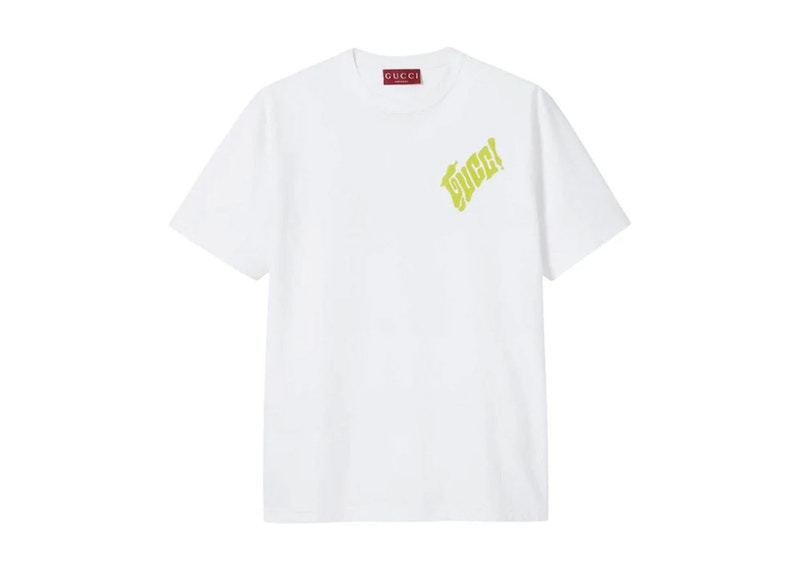 Gucci Script Logo T-shirt Lime Green/Neon Yellow