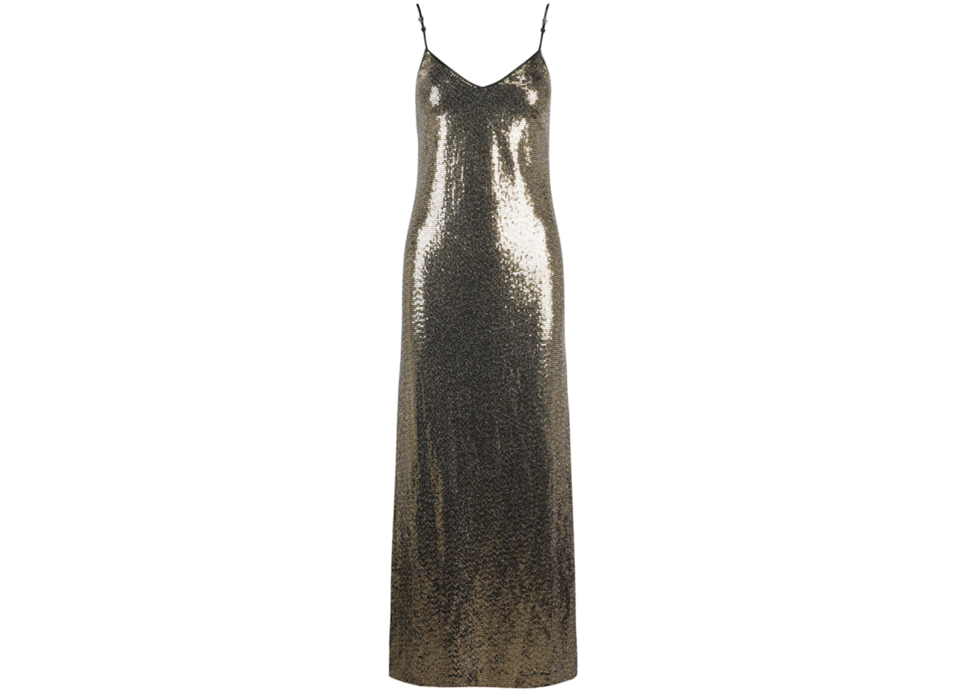 Gucci Sequin Sleeveless Cocktail Dress Black Gold - US Gucci Sequin Sleeveless Cocktail Dress Black Gold - US