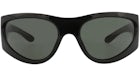 Gucci Shield-Frame Injection Sunglasses Black Black Grey (GG1575S-30014846-001)