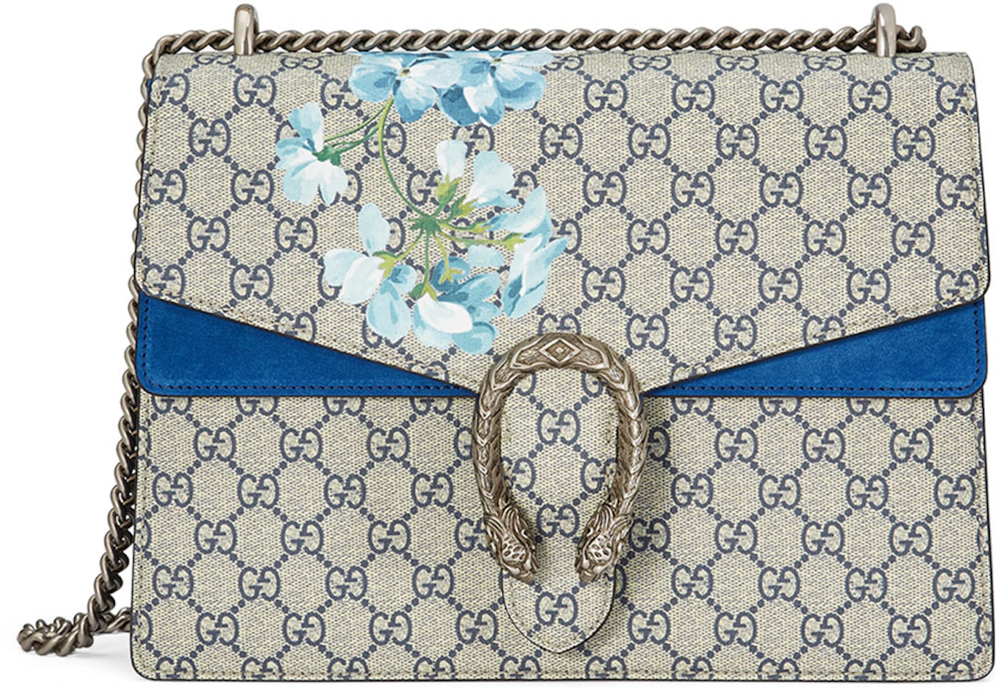 Andrew Halliday forsinke matematiker Gucci Dionysus Shoulder Bag GG Supreme Blooms Medium Brown/Blue - US