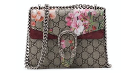Gucci Dionysus Shoulder Bag GG Supreme Blooms Mini Brown/Antique Rose