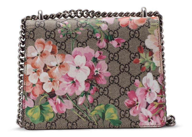 Gucci Dionysus Shoulder Bag GG Supreme Blooms Mini Brown/Antique Rose