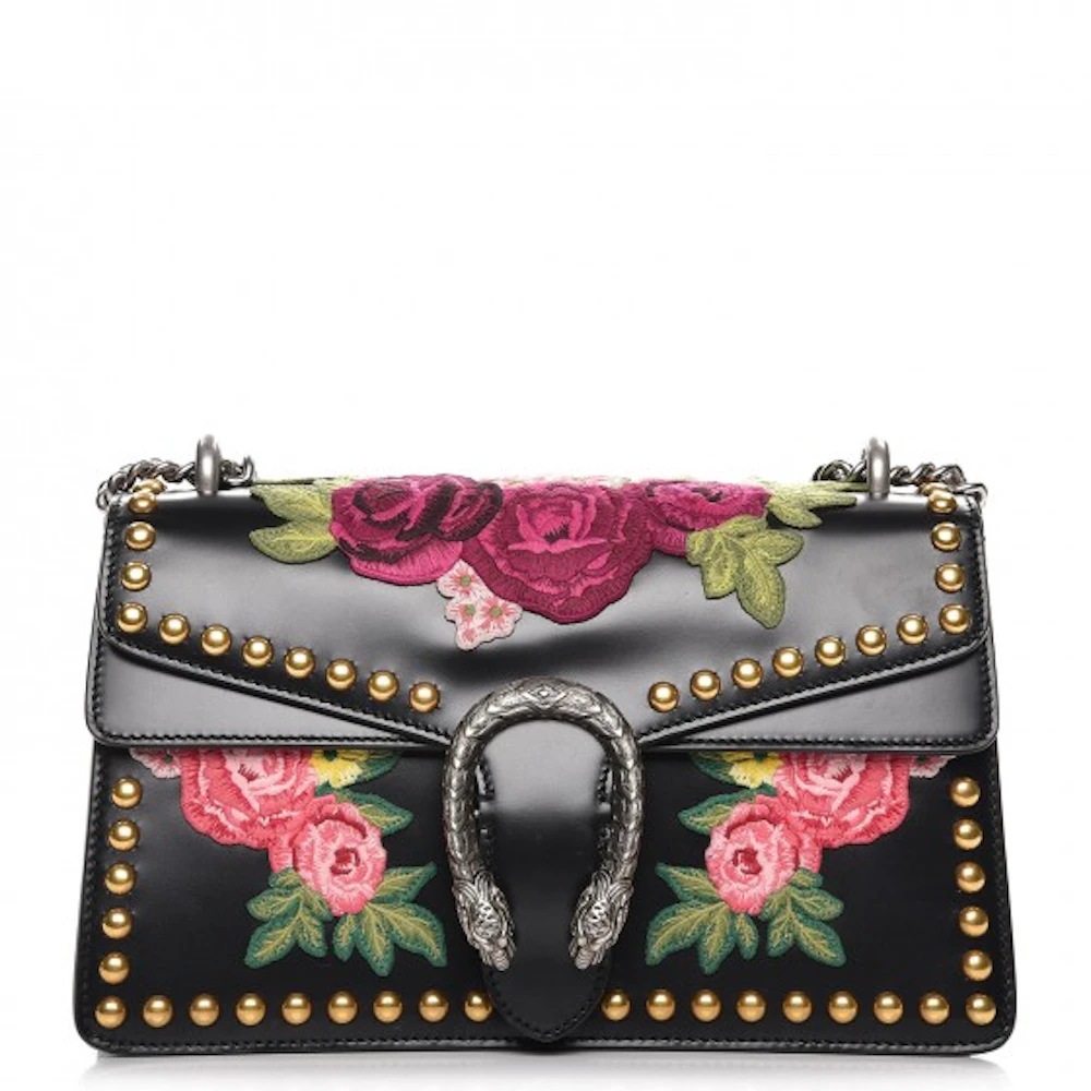 Gucci GG Supreme Canvas Embroidered Butterfly/Flowers Dionysus Shoulde –  Marinaloanandjewelry