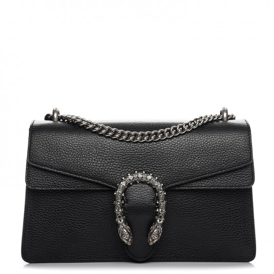 gucci dionysus small black leather