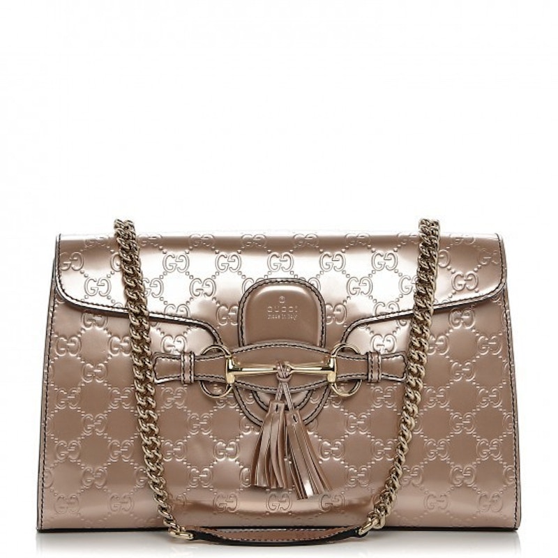 Gucci emily guccissima discount bag