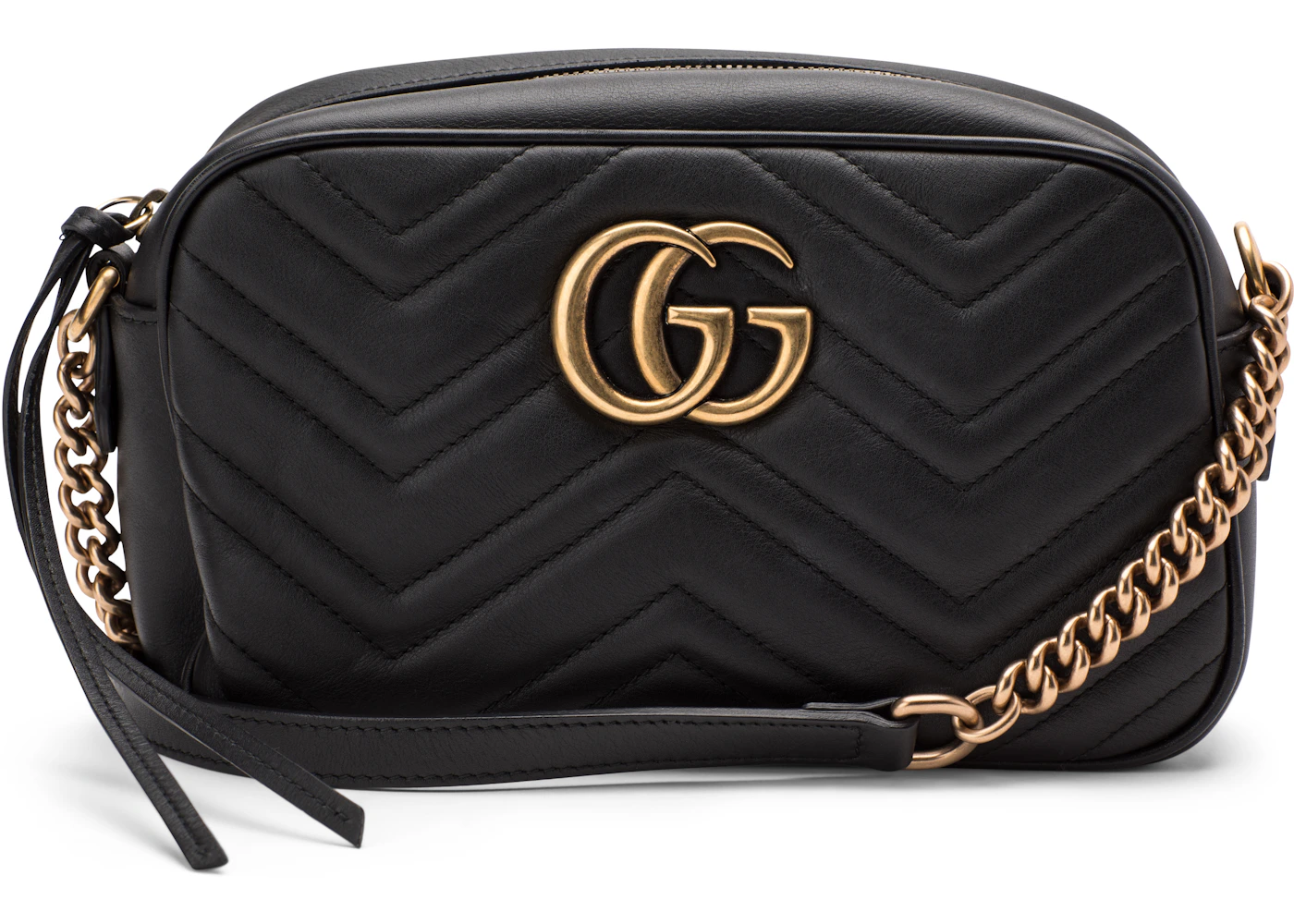 Gucci gg marmont camera bag matelasse small black Clearance