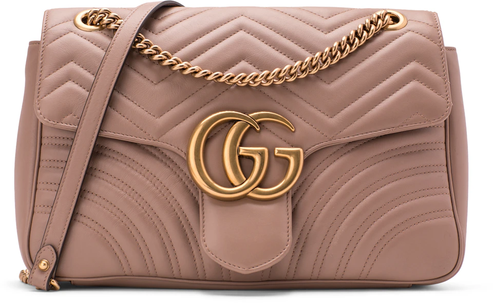 Gucci GG Marmont Shoulder Medium Pink