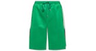 Gucci Pantalones Cortos Con Logo De Rayas Laterales Verde
