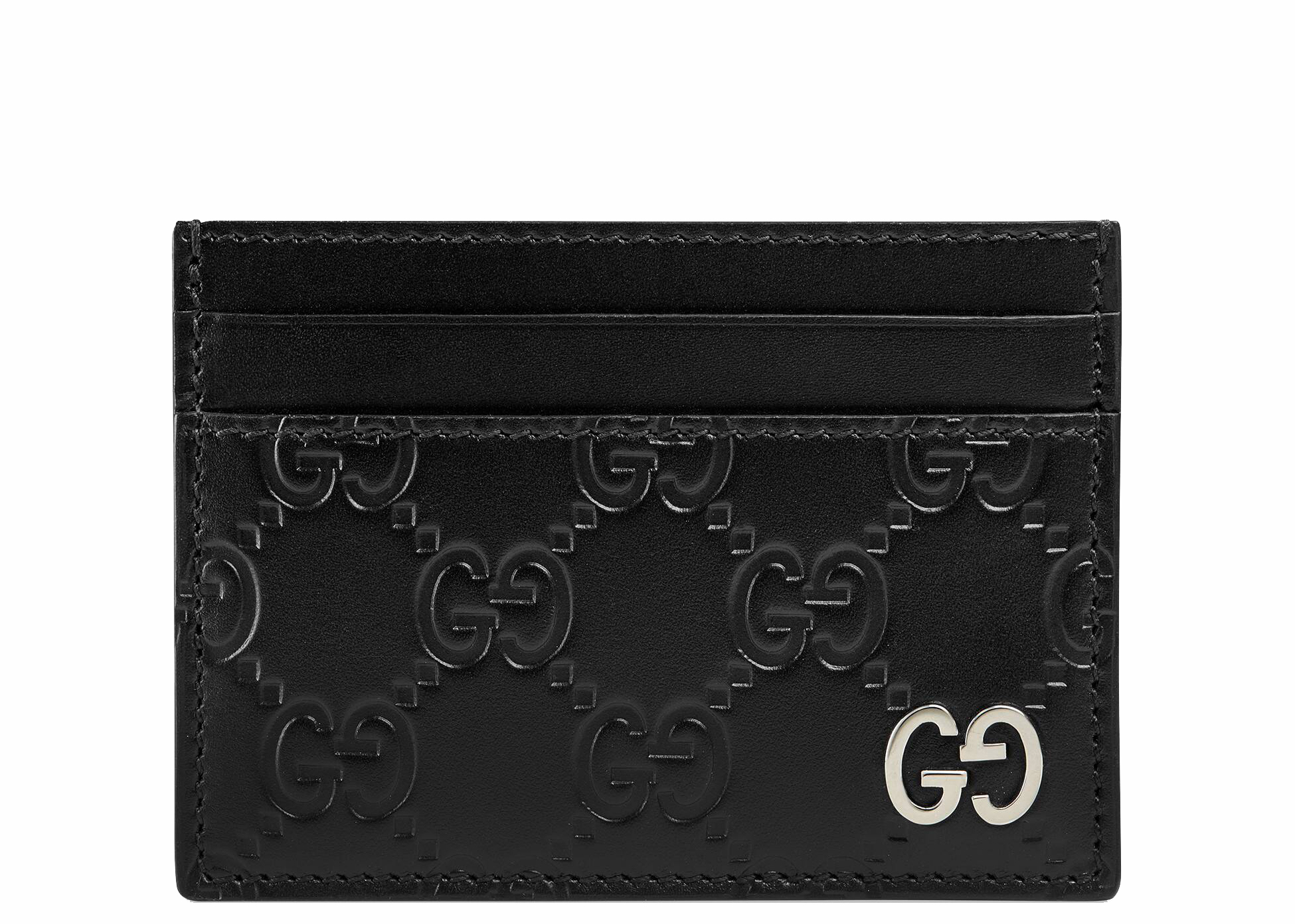 gucci signature card case wallet