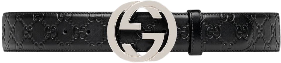 Gucci Signature Leather Belt Black