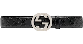 Gucci Signature Leather Belt Black