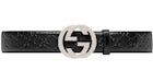 Gucci Signature Leather Belt Black