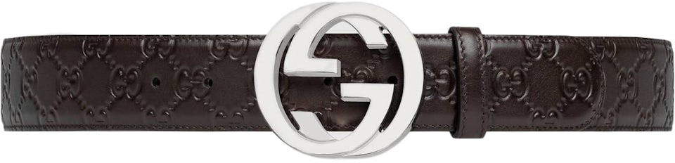 GUCCI: Horsebit GG Supreme belt - Brown