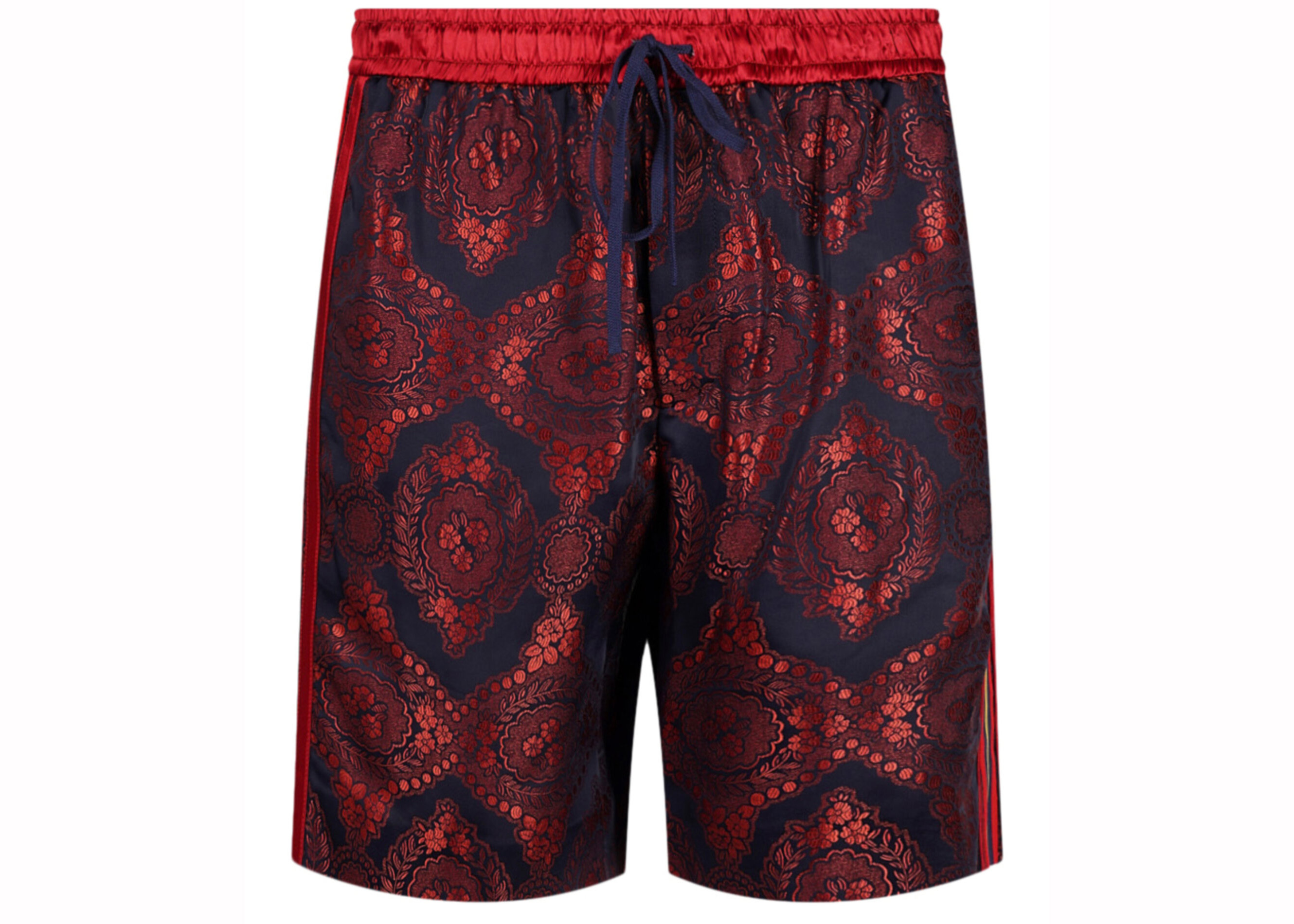 Gucci graphic-print silk shorts - Neutrals