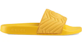Gucci Slide Matelasse Yellow