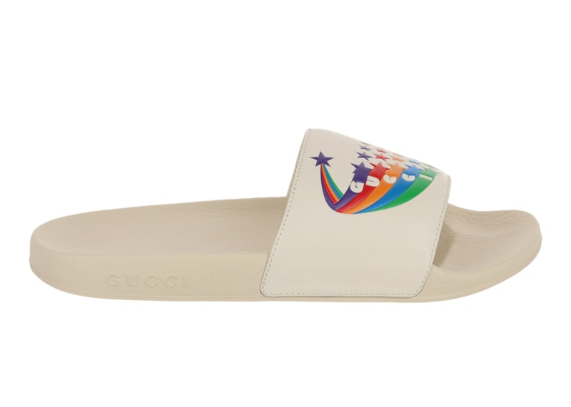 Rainbow gucci slides online