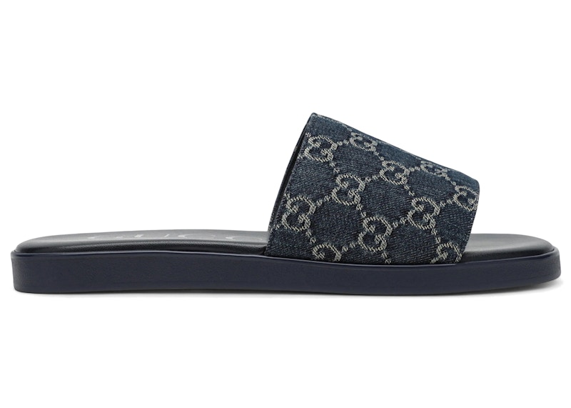 Gucci Slide Sandal Dark Blue