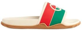 Gucci GG Blooms Supreme Slide Sandals Farfetch, 57% OFF