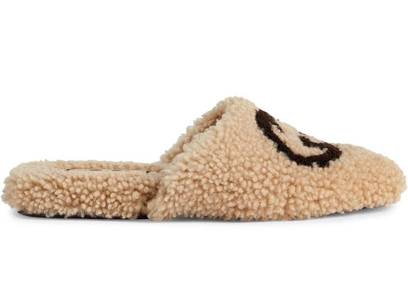 Fluffy store gucci slippers