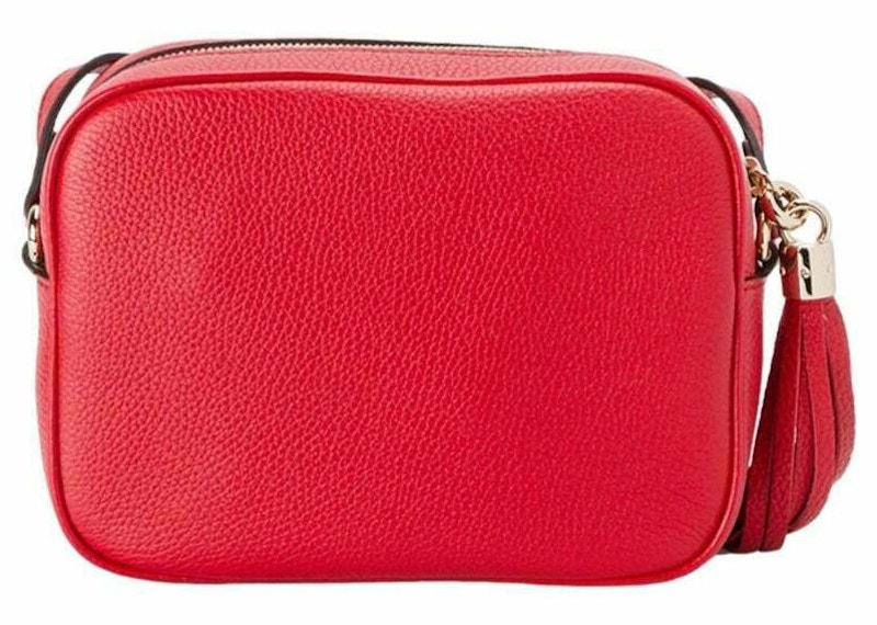 Gucci Soho Camera Bag Red in Leather with Goldtone US
