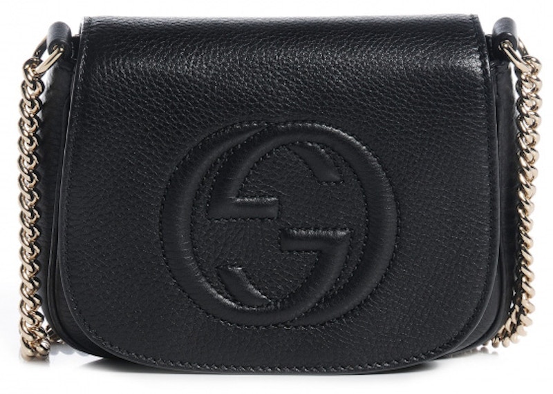 Gucci Soho Crossbody Chain Strap Small Black US