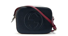 Gucci Soho Disco Leather Small Red/White/Blue