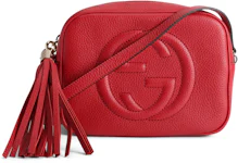 Gucci Soho Disco Leather Small Red
