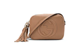 Gucci Soho Disco Leather Small Rose Beige