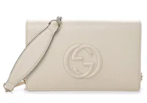 Gucci Soho Disco Wallet on Chain Ivory