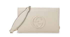 Gucci Soho Disco Wallet on Chain Ivory