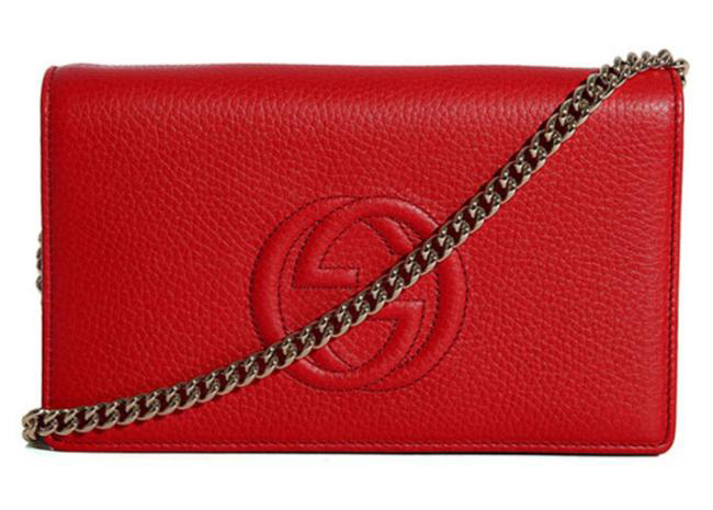 gucci soho wallet on chain