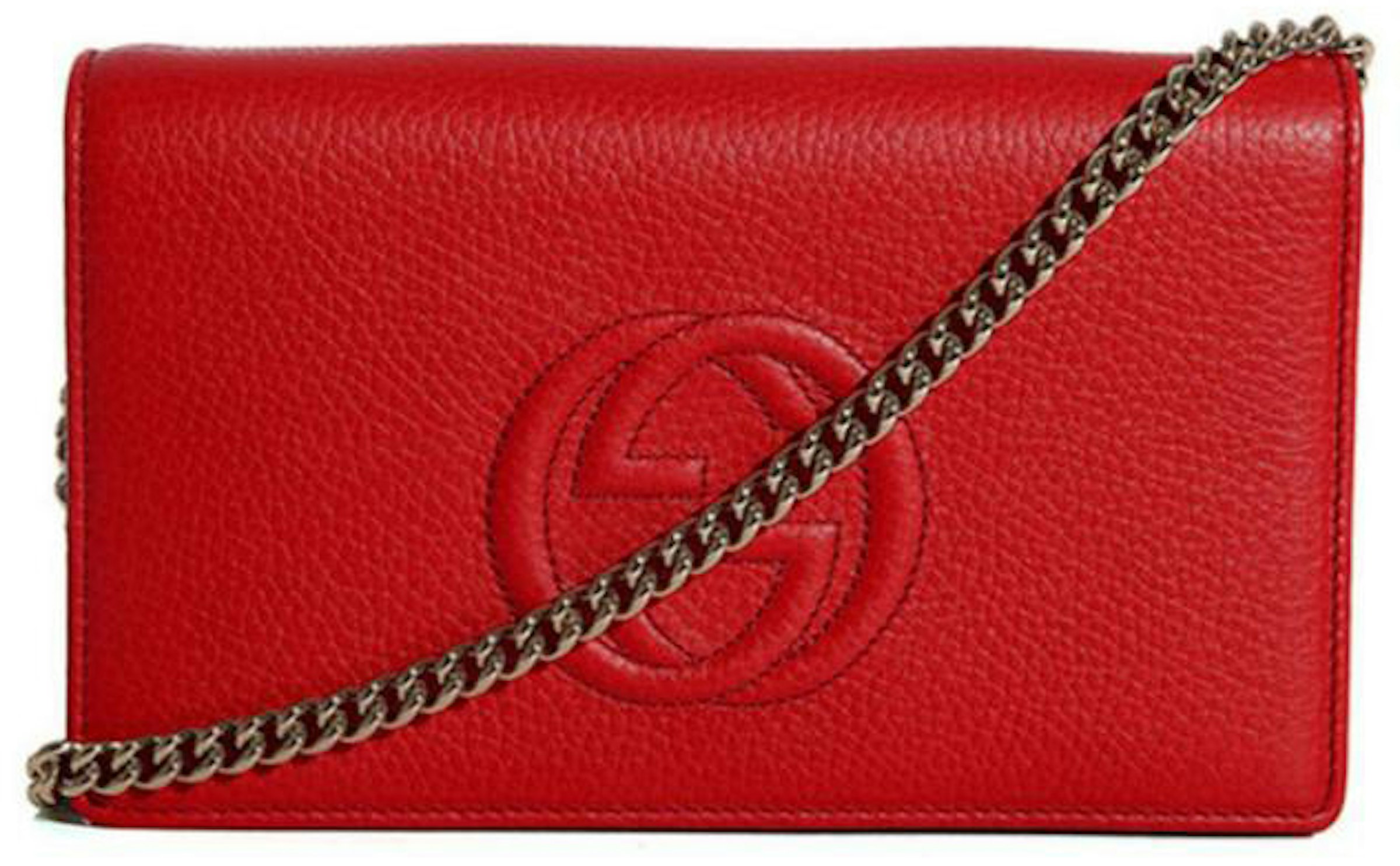 Soho Disco Wallet on Red in with Ruthenium-tone - US