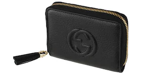 Gucci Soho Zip Around Short Wallet Black