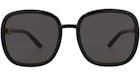 Gucci Square-Frame Injection Sunglasses Black/Grey (GG0893S-30010361-001-00011)
