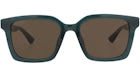 Gucci Square-Frame Injection Sunglasses Blue Blue Brown (GG1582SK-30014855-003)