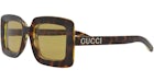 Gucci Square-Frame Injection Sunglasses Havana Havana Brown (GG1718S-30015507-002)