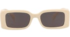 Gucci Square-Frame Injection Sunglasses Ivory Ivory Grey (GG1325S-30013843-013)