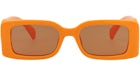 Gucci Square-Frame Injection Sunglasses Orange Orange Brown (GG1325S-30013843-008)
