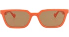Gucci Square-Frame Injection Sunglasses Orange Orange Brown (GG1539S-30014815-004)