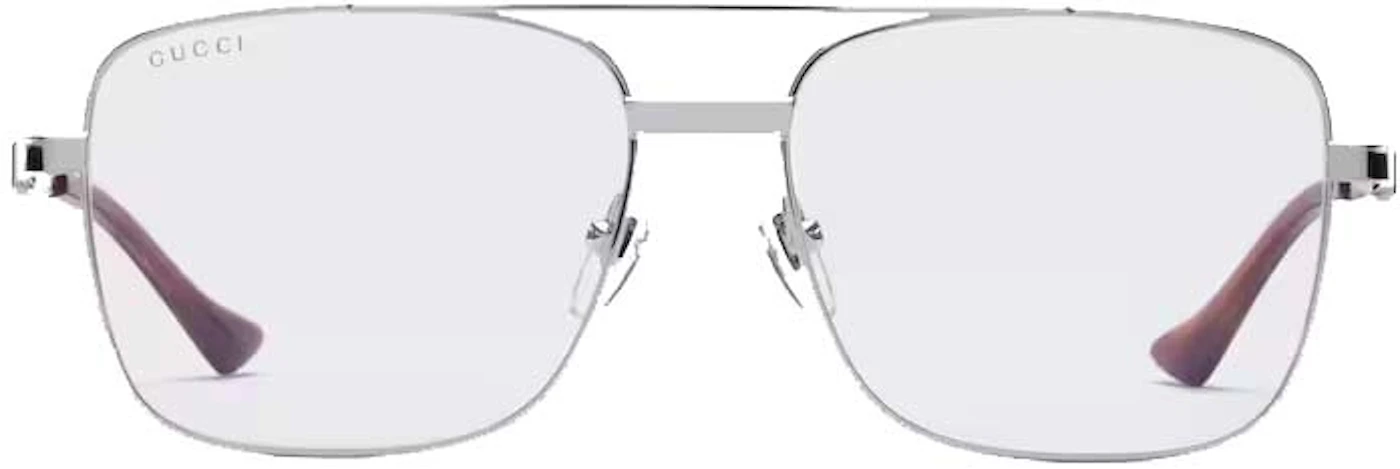 Marni Grey Clear Square Sunglasses, $480, SSENSE