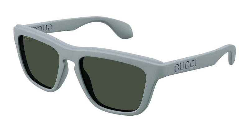 Pre-owned Gucci Square Frame Sunglassesfr) In Dusty Light Blue/green (gg1571s/003 In Multi