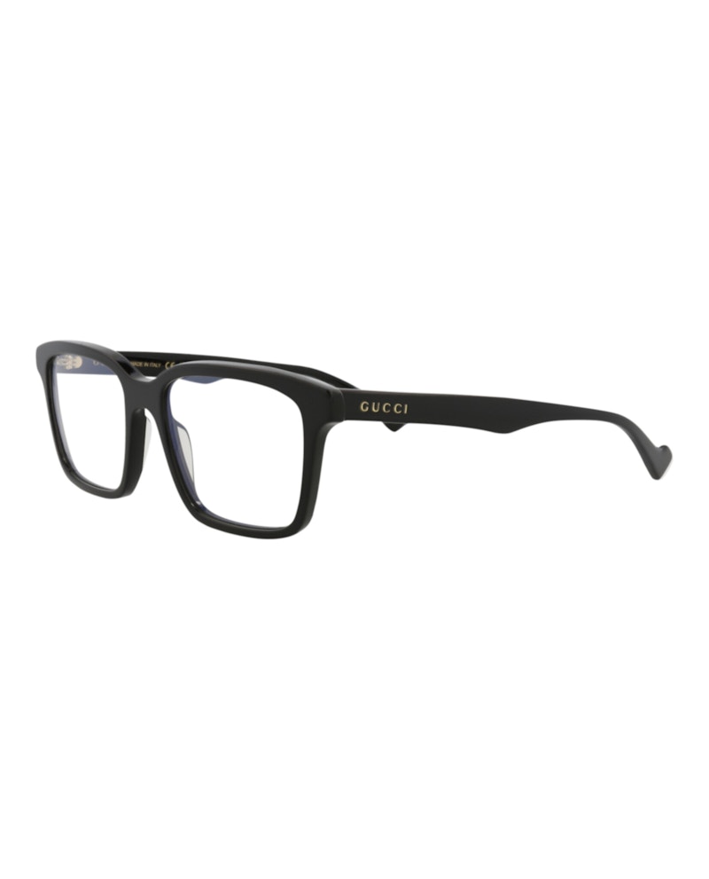 Pre-owned Gucci Men's Square Rectangle Sunglasses/30013099001) In Black/transparent (gg0964s In Multi