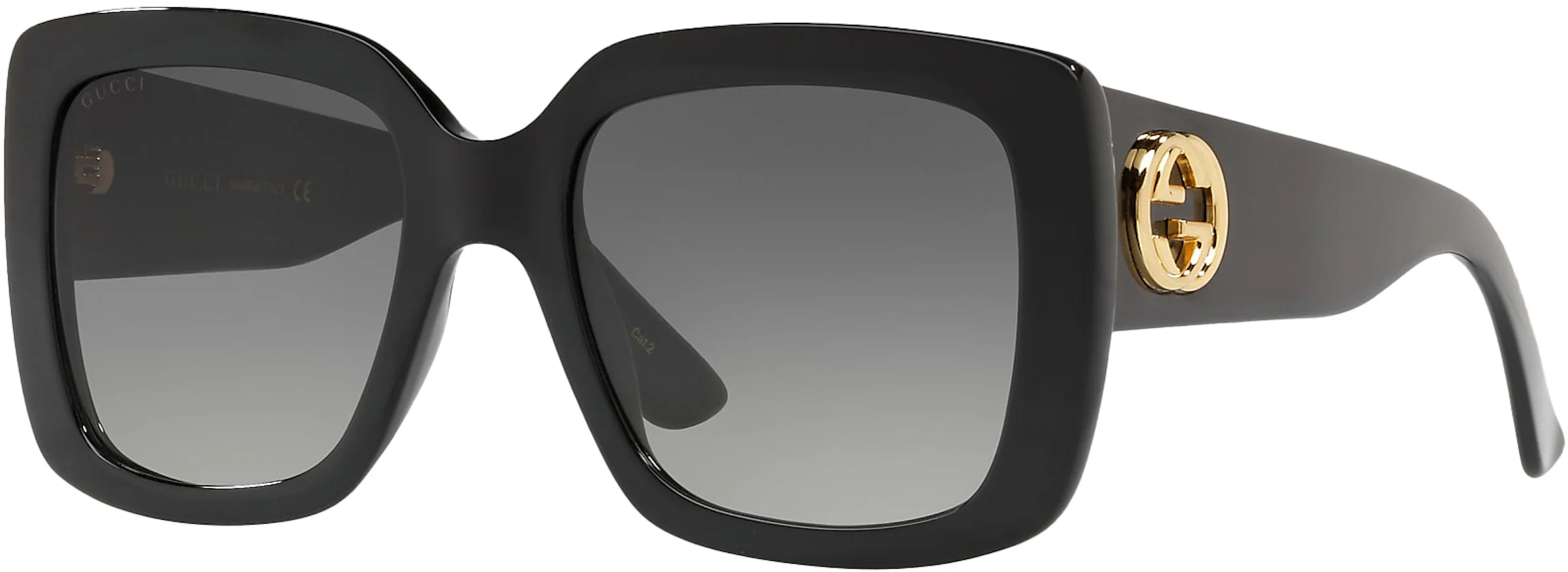 Gucci Square Sunglasses Black (GG0141Sn) in Acetate with Gold-tone - US