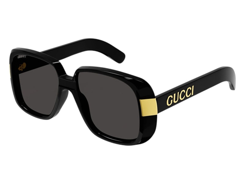 Gucci Square Sunglasses Black (GG0318S 005) in Acetate - JP