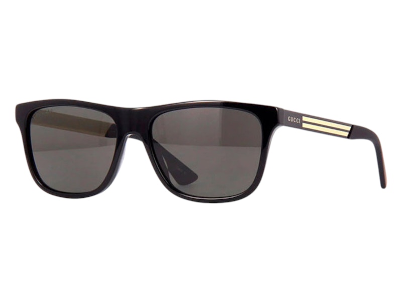 Gucci Square Sunglasses Black (GG0687S 002) in Plastic - JP